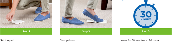 Bissell Stomp N Go Cleaning Steps